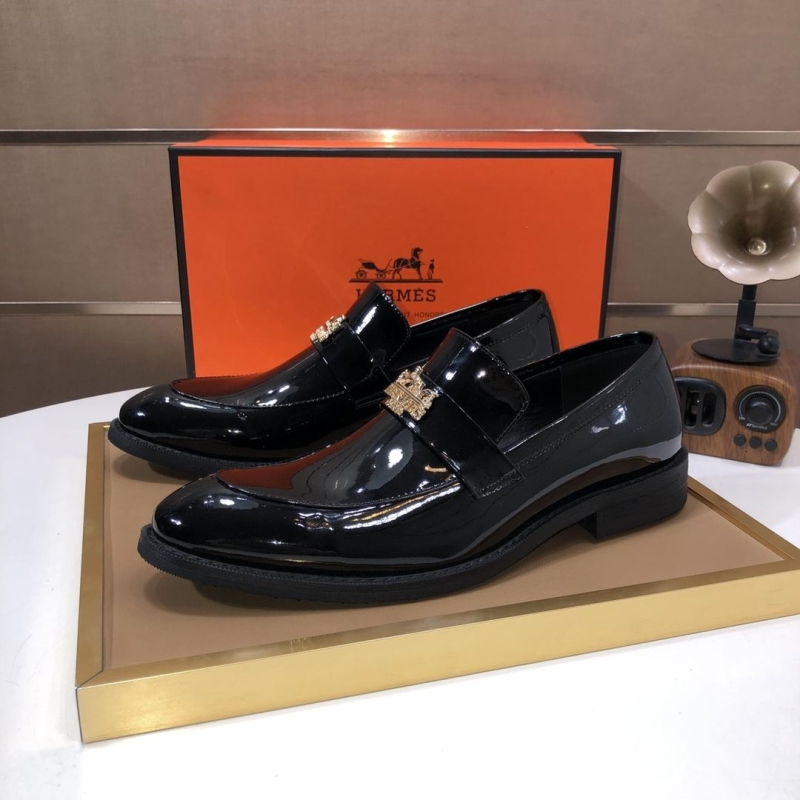 H**mes leather shoes